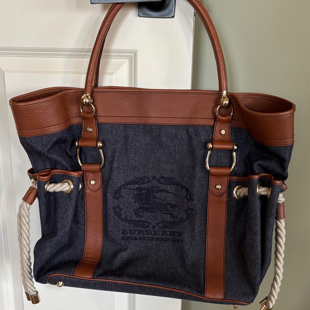Large Burberry Tote Bag